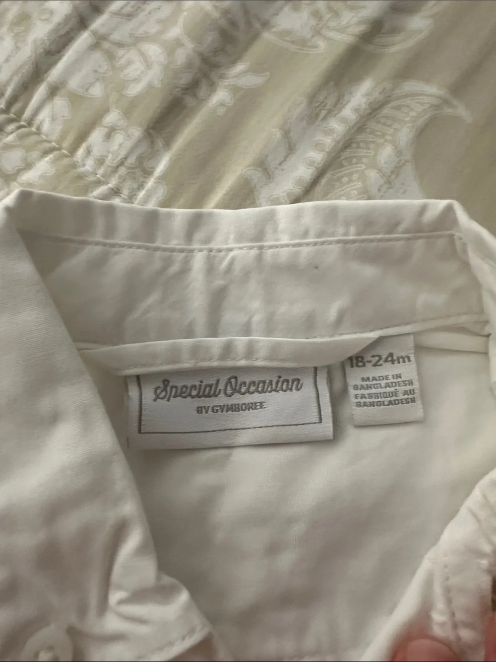 Gymboree crisp white